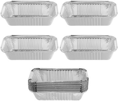25 Stuks Wegwerp Bbq Drip Pan Praktische Eenmalige Takeaway Verpakking Folie Pannen
