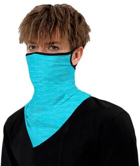 25 # Unisex Zwart Effen Kleur Bandana Sjaals Outdoor Multifunctionele Sjaal Hals Winddicht Zon Bescherming Riding Gezicht Shiled Sjaals