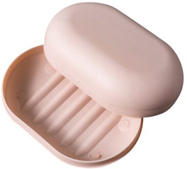 25 # Universal Plastic Badkamer Zeepkist Douche Lade Schotel Opslag Houder Voor Badkamer Home Reizen Plaat Organizer Организатор roze