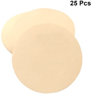 25 Vellen Ronde Kraft Schets Papier Dikke Tekening Pads Schilderen Kunst Levert Voor Kunstenaar School (25Cm Diameter) 29x29x0.1cm