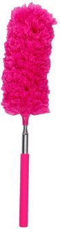 25 # Verstelbare Stretch Verlengen Microfiber Stofdoek Stof Cleaner Afstoffen Borstel Schoon Up Tafel Auto Stof Anti-Statische Reiniging borstel rood