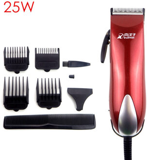 25 W Professionele Elektrische Tondeuse Rvs Cutter Voor Mannen Hoge Power Tondeuse Baard Scheren Haar Snijmachine