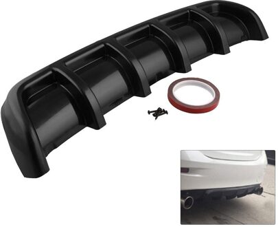 25 "X 5" Universele Auto Achter Spoiler Achter Bumper Bekleding Haaienvin Spoiler Diffuser Achterbumper cover Car Auto Accessoires