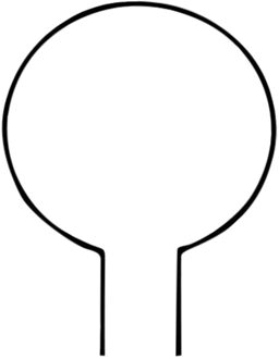 25 # Zwart Ingemaakte Bloem Balkon Roestvrij Tuin Wijnstok Rack Stengels Stem Ondersteuning Klimmen Plant Trellis Houder Hartvormige Ijzer