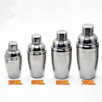 250/350/530/750 ml Rvs Cocktail Shaker Bar Wijn Martini Drink Mixer Set Party Barman Tool Kit Barbenodigdheden Drinkware 750ml