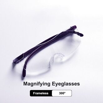 250 Graden Grote Visie Vergrootglas Eyewear Leesbril Draagbare Verziend Vergroting Brillen Cadeaus Voor Ouders paars