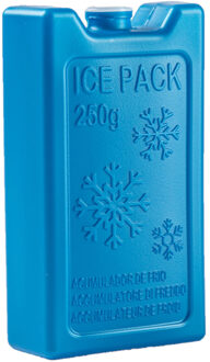 250 grams koelelementen - 13 x 7 x 3 cm - blauw - kunststof