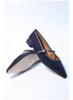 25011 ballerinas Blauw - 38