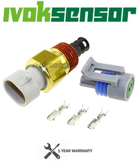 25036751 25037225 25037334 Inlaatlucht Temp Temperatuur Sensor Sender Voor Gm Iat Mat Handelen Met Connector 2-Way Vrouwelijke pigtail