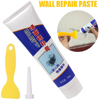 250g Wall Repairing Ointment Universal Mending Paste Repair Cream Grout Beautiful Sealant for Cracked Peeled Holes Wall Scraper