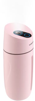 250Ml Auto Mist Luchtbevochtiger Diffuser Portable Quiet Ultrasone Luchtbevochtiger Etherische Olie Diffuser Usb Luchtbevochtiger Voor Thuis Roze