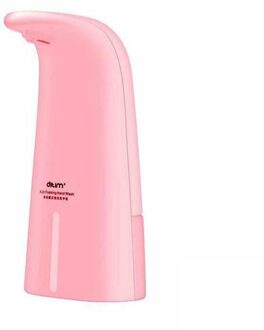 250Ml Automatische Zeepdispenser Hand Gratis Touchless Sanitizer Badkamer Dispenser Smart Sensor Schuim Zeepdispenser Keuken roze