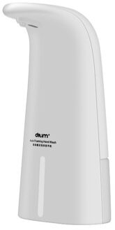 250Ml Automatische Zeepdispenser Hand Gratis Touchless Sanitizer Badkamer Dispenser Smart Sensor Schuim Zeepdispenser Keuken wit