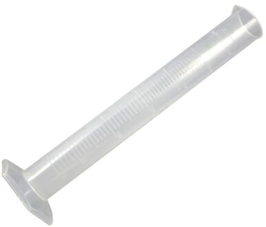 250Ml Duidelijke Witte Plastic Vloeibare Meting Afgestudeerd Cilinder Voor Lab Set