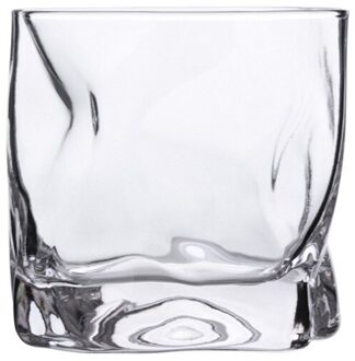 250Ml Glas Cup Voor Whisky Brandy Vodka Bar Club Bier Wijn Transparant Kristal Hittebestendige Glas Bar Lrregular glass