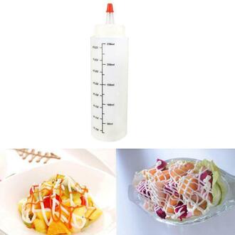 250Ml Knijpfles Plastic Salade Fles Brood Bakken Dessert Kruiderij Dispenser Fles Kitchen Tools