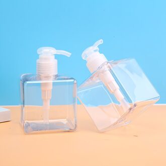 250Ml Lege Emulsie Fles Transparante Plastic Liquid Dispenser Shampoo Fles