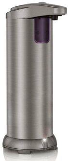 250Ml Rvs Sensor Zeepdispenser Automatische Abs Handzeep Fles Automatische Infrarood Zeepdispenser