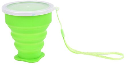 250Ml Siliconen Cup Intrekbare Vouwen Cup Telescopische Inklapbare Outdoor Cup GN