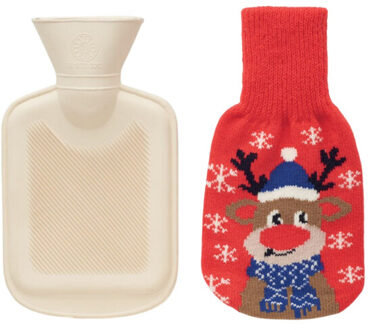 250ml warmwaterfles en deksel Rood - One size