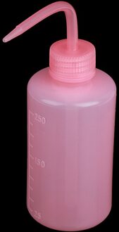 250Ml Wassen Schoon Duidelijke Witte Plastic Groene Zeep Lab Wassen Squeeze Diffuser Fles