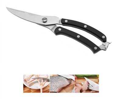 250mm (9.8 '') rvs Gevogelte Keuken Kip shear cut Eend Vis Bone schaar met Veilig Slot Cutter Cook Tool