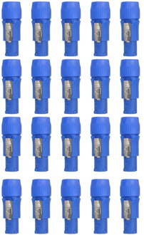 250V 3 Pin Speaker Chassis Adapter PowerCon Connector 20A AC Cable Speak-ON Connector Powercon Male/Female Plug 10/20PCS