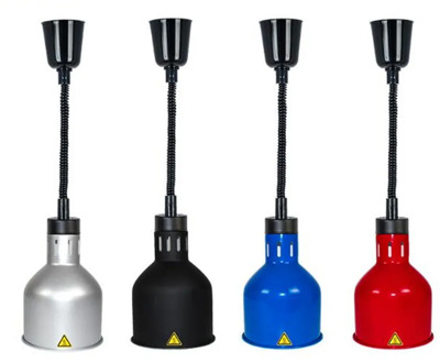 250W Electric Heat Lamp Food Retractable Cord Ceiling Pendent Lighting Restaurant Kitchen Buffet Food Heat Warming Hanging Lamp
