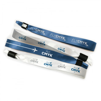 250x stoffen polsbandjes bedrukken met jouw logo of ontwerp - festivalbandjes textiel drukken