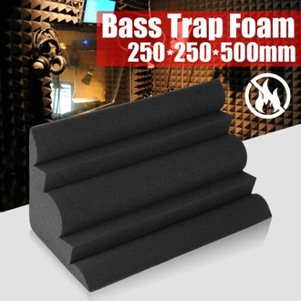 250x250x500mm Acoustic Bass Trap Acoustic Foam For Corner Wall Soundproof Sponge Studio Room Absorption Tiles Foam Black