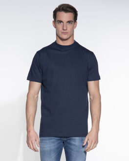 2510 - 2-pack Heren T-shirt Hoge Ronde Hals Navy Basic - 3XL