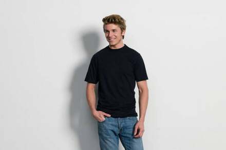 2510 - 2-pack Heren T-shirt Hoge Ronde Hals Navy Basic - 3XL