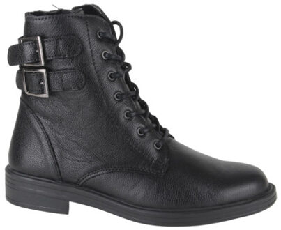 2510004-000 dames enkellaarzen gekleed Zwart - 39