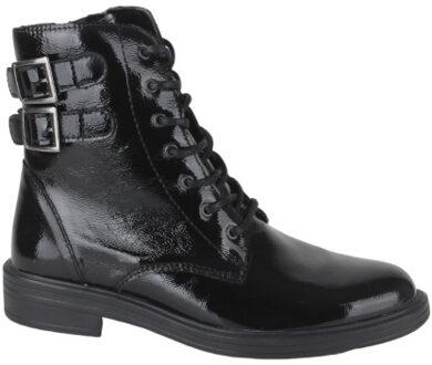 2510004-001 dames enkellaarzen gekleed Zwart - 40