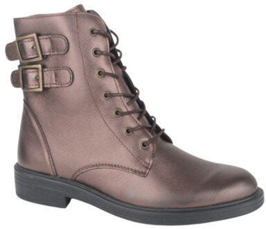 2510004-950 dames veterboots gekleed - maat 43 Zilver