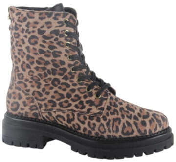 2520008-493 dames veterboots sportief Beige - 39