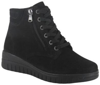 2520009-000 dames veterboots sportief Zwart - 39