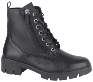 2520012-000 dames veterboots gekleed - maat 42 Zwart