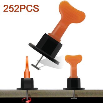 252Pcs Level Wiggen Tegel Spacers Voor Vloeren Wandtegel Spacer Carrelage Tegel Leveling Systeem Leveler Locator Spacers Tang