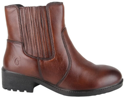 2530001-340 dames enkellaarzen gekleed - maat 41 Bruin