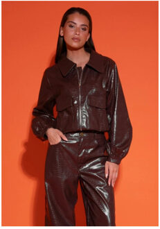 254-43 jackets lara Bruin - S