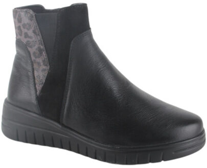 2540004-000 dames enkellaarzen sportief - maat 43 Zwart