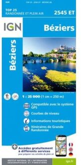 2545ET Béziers | IGN - Institut Géographique National1