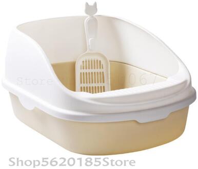 256 Semi-closed Cat Toilet Bentonite Cat, Sand Cat, Dung Pot, Cat Articles, Cat Sand Shovel Model1