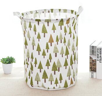 2599 Vuile Kleren Opslag Mand Opvouwbare Waterdichte Wasmand Wasmand Katoen Linnen Wasmand Speelgoed Opslag Buck Christmas Tree