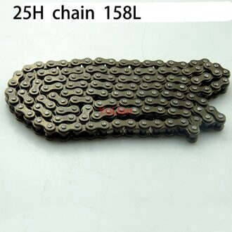 25H Koppeling Drum Gear 25H 68T 26Mm Tandwiel + 25H Chain 158 Links Voor 2 slag Minimoto Pocket Bike Atv Qua 25H 158L chain