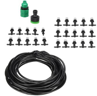 25m Automatic Micro Drip Irrigation System Garden Cooling Irrigation SystemSpray Self Watering Kits with 30 dripper-heads stijl 1