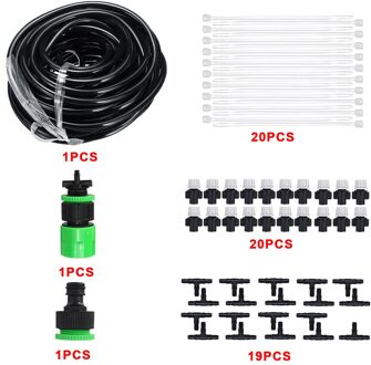 25m Automatic Micro Drip Irrigation System Garden Cooling Irrigation SystemSpray Self Watering Kits with 30 dripper-heads stijl 3