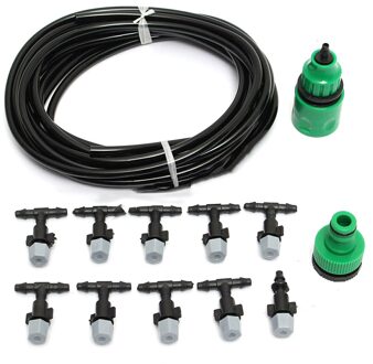 25m Automatic Micro Drip Irrigation System Garden Cooling Irrigation SystemSpray Self Watering Kits with 30 dripper-heads stijl 5