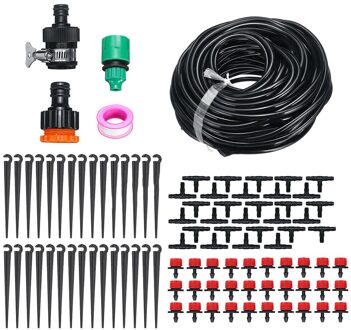 25m Automatic Micro Drip Irrigation System Garden Cooling Irrigation SystemSpray Self Watering Kits with 30 dripper-heads stijl 6